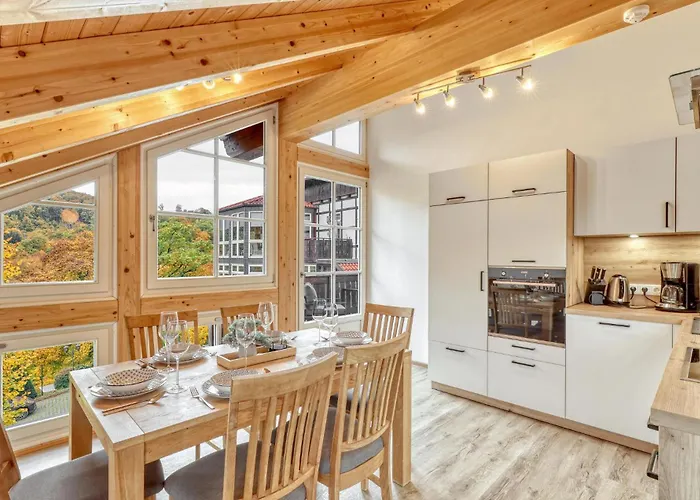 Amazing In Suedharz With Sauna Appartement *